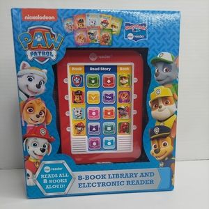 NEW Paw Patrol 8 book library and electronic reader